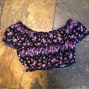 Floral crop top